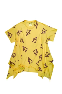 ALL OVER THUNDER PRINT FLAP T-SHIRT