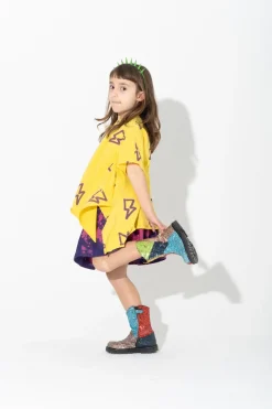 ALL OVER THUNDER PRINT FLAP T-SHIRT