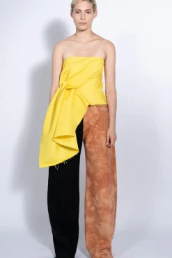 BLACK AND BROWN BOYFRIEND TROUSERS
