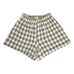 BLACK AND WHITE PADDED SHORTS