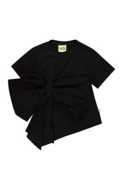 BLACK BOW T-SHIRT