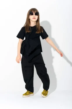 BLACK BOW T-SHIRT