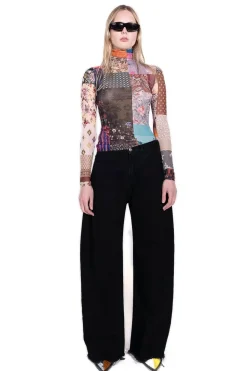 BLACK BOYFRIEND TROUSERS