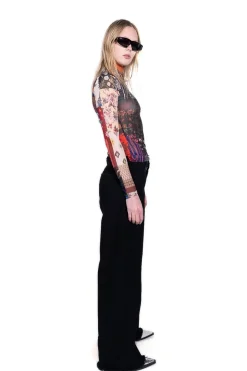 BLACK BOYFRIEND TROUSERS