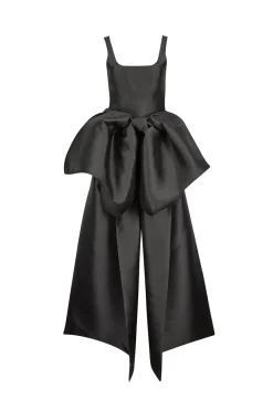 BLACK FRONT BOW TOP