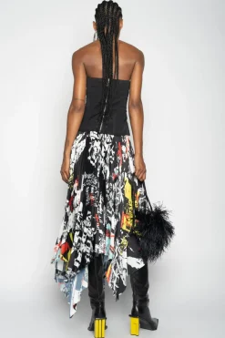 BLACK V-NECK CORSET