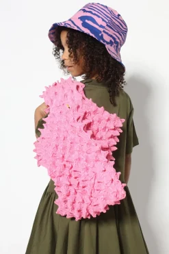 BLUE AND PINK BUCKET HAT