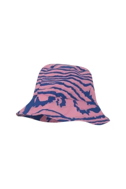 BLUE AND PINK BUCKET HAT