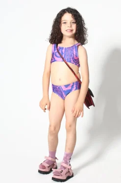 BLUE AND PINK SWIMWEAR BIKINI SET