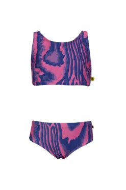BLUE AND PINK SWIMWEAR BIKINI SET