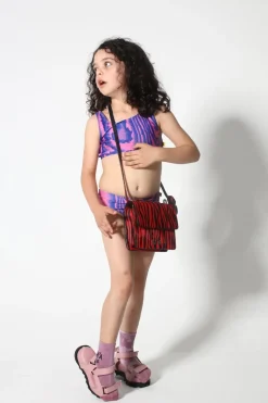 BLUE AND PINK SWIMWEAR BIKINI SET