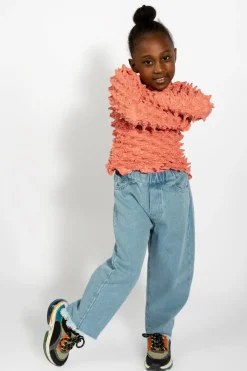 BLUE DENIM BAGGY TROUSERS