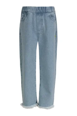 BLUE DENIM BAGGY TROUSERS