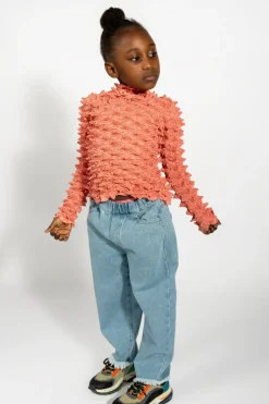 BLUE DENIM BAGGY TROUSERS