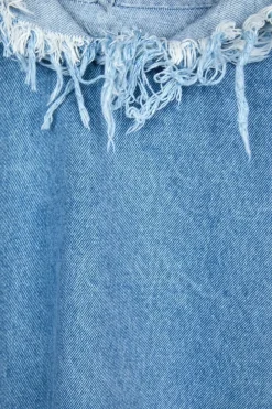 BLUE DENIM CLASSIC HOODIE