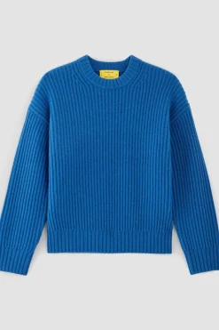 BLUE KNIT JUMPER