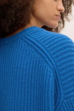BLUE KNIT JUMPER