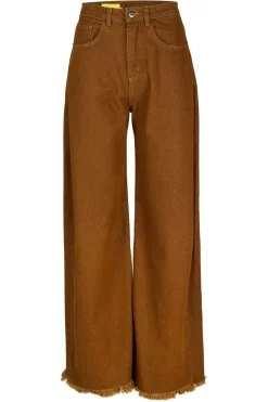 BROWN BOYFRIEND TROUSERS