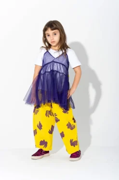 BUNNY PRINT LOOSE TROUSERS