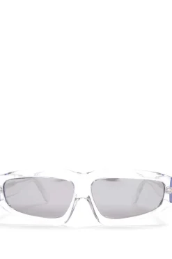 CLEAR ANGULAR FRAME SUNGLASSES
