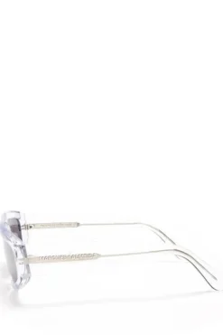 CLEAR ANGULAR FRAME SUNGLASSES