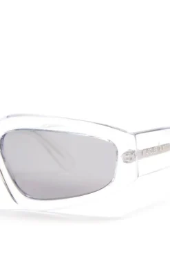 CLEAR ANGULAR FRAME SUNGLASSES