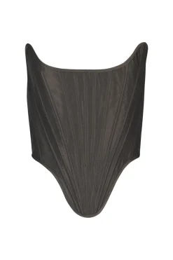 DARK BROWN SHAPED CORSET