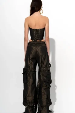 DARK BROWN SHAPED CORSET