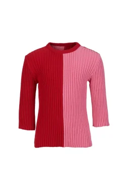 DUO COLOUR CREW NECK JUMPER