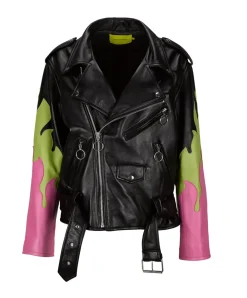 FLAMES BIKER JACKET