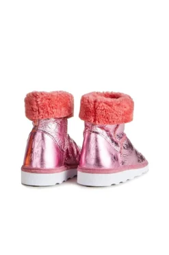 LEATHER BOOTS IN PINK