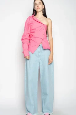 LIGHT BLUE BOYFRIEND TROUSERS