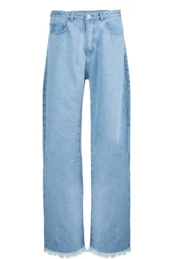 LIGHT BLUE BOYFRIEND TROUSERS