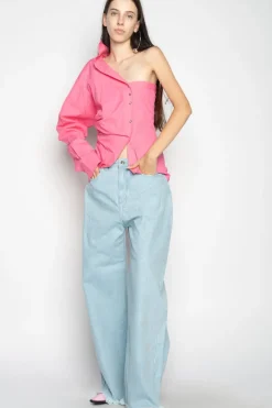 LIGHT BLUE BOYFRIEND TROUSERS