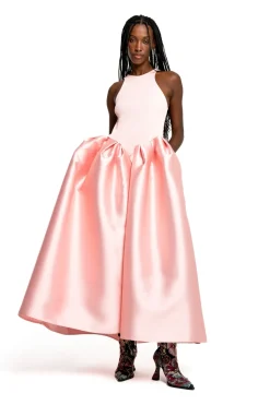 LIGHT PINK FULL SKIRT TANK TOP DRESS