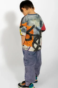 LILAC BAGGY JEANS
