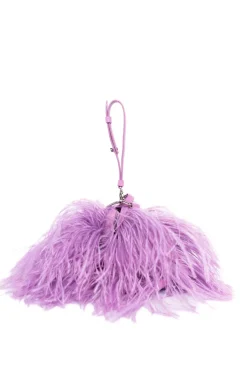 LILAC FEATHER BAG