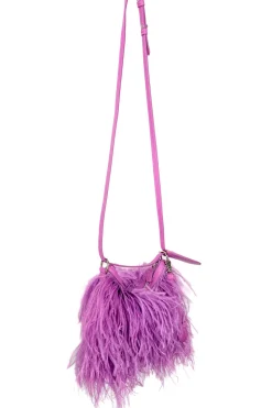 LILAC FEATHER BAG