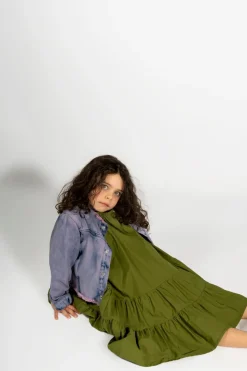LILAC LOOSE COLLARLESS JACKET