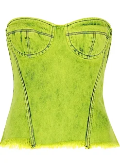 LIME BRA CUP CORSET