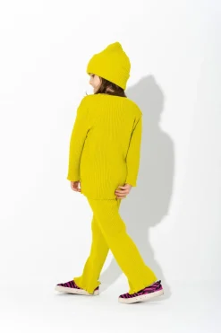 LIME MERINO KNIT JUMPER