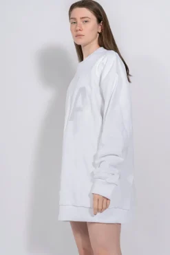 M'A EMBROIDERED JUMPER IN WHITE