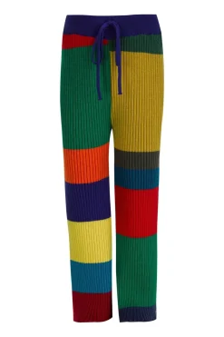 MERINO STRIPED TROUSERS