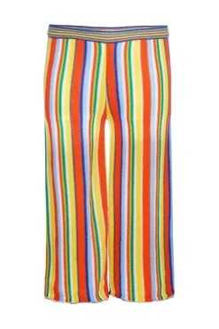 MULTI STRIPE KNIT TROUSERS