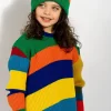 MULTI STRIPES MERINO KNIT BEANIE