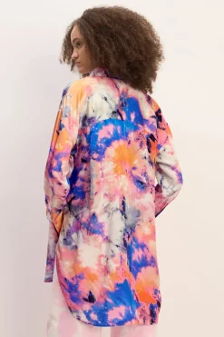 MULTICOLOUR SATIN SHIRT