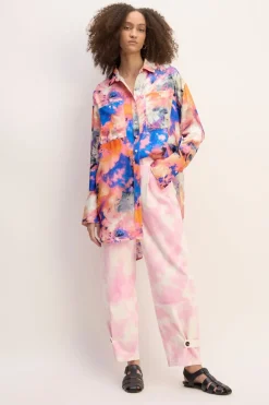 MULTICOLOUR SATIN SHIRT