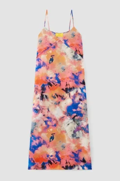 MULTICOLOUR SLIP DRESS