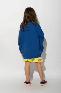 NAVY HAND PRINT SWEATSHIRT