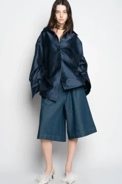 NAVY OVERSHIRT